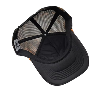 Gorra Trucker Negra Moderna con Malla Trasera Ajustable, Transpirable, con Cierre a Presión, para Uso Casual al Aire Libre, Diseño Único y Elegante - Product Image 4
