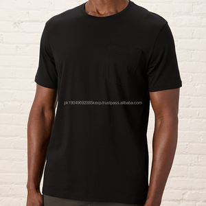 Camiseta de Manga Corta para Hombre, Estilo Jersey, Cuello Redondo, de Algodón de Bambú, para Verano - Product Image 3