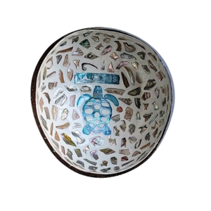 Grand Horizon Alaskan Bols en noix de coco polis personnalisés avec intérieur en coquille d'ormeau Fabrication en gros à faible coût - Product Image 1