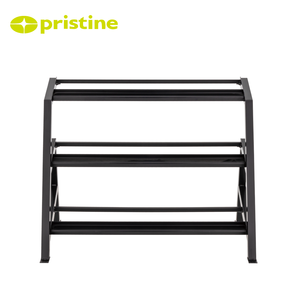 Moderno Soporte de Pesas de 3 Niveles, Resistente, de Hierro y Metal, para Almacenamiento de Equipos de Gimnasio Comercial - Product Image 4