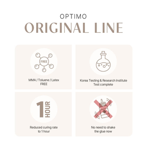 [Etichetta Privata] Adesivo per Extension Ciglia Coreano OPTIMO Prime Glue 5g (Asciugatura Ultra Rapida in 1 Secondo) Adesivo Trasparente a Basso Odore ODM/OEM - Product Image 5
