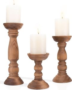 Luxury Hand Carved Wooden Candle <b>Holder</b> for <b>Tealight</b> Candles Vintage Home Interior Decorative Accent Piece - Product Image 3