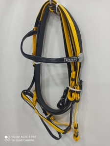 Juego de Brida para Caballo de PVC con Riendas de Goma, Hebillas de Acero Inoxidable y Acolchado de Neopreno, Fabricante de Arnés Personalizado para Caballos - Product Image 3
