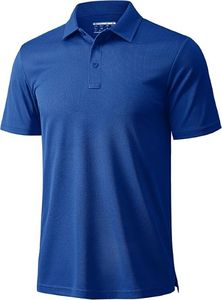 Polo de manga corta casual de piqué 100% algodón, 220 GSM, liso, con estampado o bordado personalizado, con abertura lateral y botones. - Product Image 6