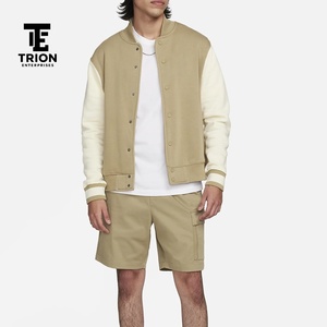 Chaqueta de Béisbol de Invierno de Piel de Oveja con Bordado Chenille de Lana de Alta Calidad, Estilo Urbano, Fabricada por OEM - Product Image 5