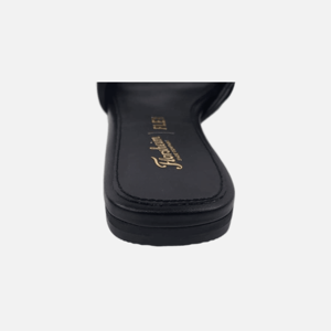 Zapatos Planos para Mujer, Parte Superior de Piel Vacuna, Punta Abierta, Plantilla con Amortiguación de Aire EVA, Suela de Goma, Forro de Piel de Oveja, Antideslizantes, Ligeros - Product Image 2
