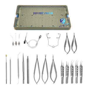 Ensemble d'instruments de microchirurgie ophtalmique premium 21 pièces, kit de chirurgie de la cataracte, acier inoxydable, réutilisable, avec étui - Product Image 3