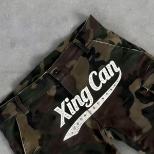 Shorts de Mezclilla Camuflados para Hombre, 100% Algodón, Personalizables con Bordado, Estampado, Pedrería, Detalles Desgastados y Otros Diseños - Product Image 2