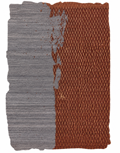 Tapis de salon rectangulaire moderne géométrique beige fait main en laine et acrylique, à poils moyens, avec envers en caoutchouc – Meilleure vente - Product Image 5