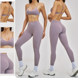 Ensemble de 2 pièces pour femmes, vêtements de sport, yoga, fitness, tenue de sport, vêtements de gym, ensemble de fitness - Product Image 2