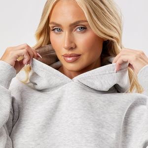 Conjuntos Deportivos Holgados para Mujer con Hombros Caídos y Logotipo Personalizado, Pantalones Casuales, Servicio OEM, Más Vendidos - Product Image 6