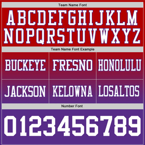 Camiseta de Fútbol Roja Personalizada, Malla Blanca y Morada, Diseño Auténtico, Diseñada para un Rendimiento, Comodidad y Destaque Atlético - Product Image 3