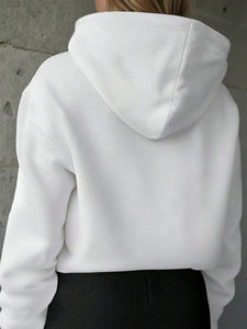 Ensemble de survêtement brodé personnalisé pour hommes et femmes, sweat à capuche et pantalon, tenue de sport deux pièces, vente en gros, tenue d'entraînement athlétique - Product Image 3