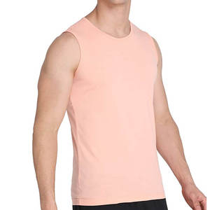 Nouveau débardeur de sport sans manches 100 % coton à séchage rapide pour hommes, personnalisable avec logo imprimé, styles décontractés et sportifs, vente en gros - Product Image 1