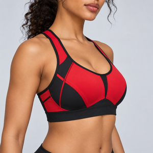 Soutien-gorge de sport léger, respirant, confortable, extensible et sans coutures de haute qualité pour femmes. - Product Image 4