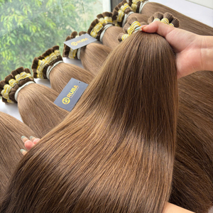 Rusa Hair Hanoi – Extensions de cheveux vierges vietnamiens en vrac, doux, soyeux, lisses, mèches de cheveux humains, trame simple, pour salon - Product Image 4