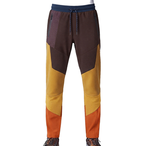 Men's Green Polyester Track Pants Elastic Waist Casual Joggers Breathable Windproof Eco-Friendly Winter Wear - Product Image 1
