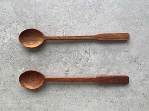 <b>Decorative</b> Wooden Spoons with Artisan Craftsmanship Perfect for Vintage <b>Kitchens</b> and Rustic Table Arrangements - Product Image 3