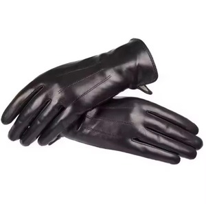 Wholesale Winter Windproof Short Sheepskin Ladies <b>Men</b> <b>Glove</b> Outdoor Spring Driving Fashion Design Women Real Leather Hand <b>Gloves</b> - Product Image 4