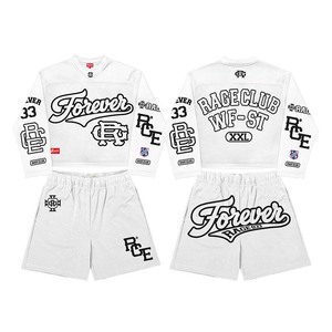 Conjunto Deportivo de Malla para Hombre, Estilo Hip Hop, 100% Algodón, con Estampado por Transferencia de Calor, Secado Rápido y Transpirable, OEM - Product Image 5