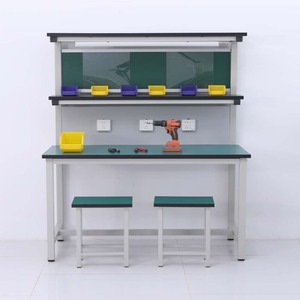 Table de travail sur mesure en profilé d'aluminium industriel pour salle blanche, ligne d'assemblage, OEM/ODM, tolérance 3%, JS-80012, Zhejiang, 8-14 jours - Product Image 1