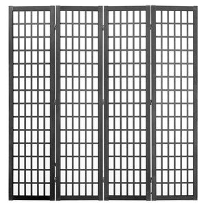 Divisorio per Stanza in Stile Artistico Giapponese a 4 Pannelli, Schermo Portatile per Privacy Interna con Funzione Decorativa Pieghevole - Product Image 1