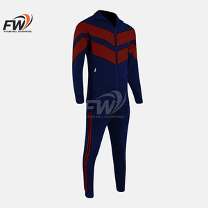 ชุดวอร์มผู้ชายทรงสลิมฟิต ผ้าโพลีเอสเตอร์คุณภาพพรีเมียม ทันสมัย พร้อมปักโลโก้ตามสั่ง ผ้าเทคฟลีซ - Product Image 1