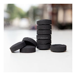 Charbon à chicha de coco de haute qualité fabriqué à la machine, longue durée, haute chaleur, bon prix, barbecue de camping, direct du Vietnam - Product Image 1