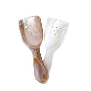 Cucharas para Ensalada Hechas a Mano con Madreperla Pulida para Restaurante, Hotel, Cafetería, Venta al por Mayor, Logotipo Personalizado Aceptable - Product Image 2