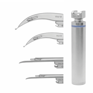 Lames de laryngoscopes conventionnels Vitra Diagnostics VDA1005 Macintosh, classe I, certifiées ISO13485, CE, réutilisables, usage hospitalier 1 - Product Image 1