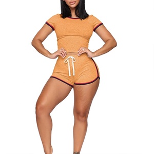 OEM Ensemble d'été à manches courtes Ensemble 2 pièces pour femmes - Product Image 1