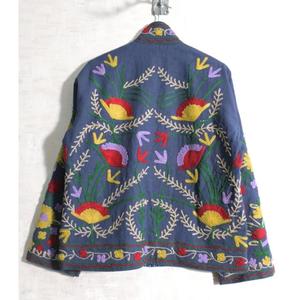 Chaqueta Boho Suzani, Chaqueta Tribal Bordada a Mano, Chaqueta Vintage Colorida para Festival, para Mujer - Product Image 4