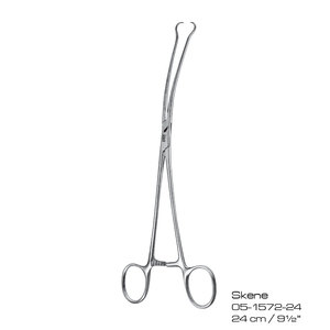 Pince gynécologique Skene 24 cm, instrument chirurgical manuel de classe I pour la chirurgie gynécologique - Product Image 2