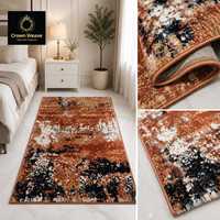 Tapis d'hiver doux, moelleux, confortable et chaleureux en peluche, à poils moyens, moderne, non toxique, antidérapant, avec envers en jute, pour la maison