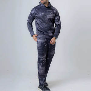 Nuevo Conjunto Deportivo Ligero de Microfibra Estampada para Hombre, Chaqueta y Pantalones Casuales de Dos Piezas con Bolsillos con Cremallera - Product Image 2