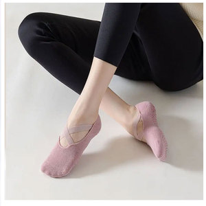 Unisex Premium Custom Breathable Anti-Slip <b>Knee</b> <b>High</b> Spandex/Nylon Yoga Walking Hiking Sports <b>Socks</b> Winter Bottom Logo - Product Image 4