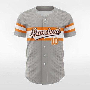 Custom Men's Women's Baseball Jersey Breathable Plus Sized Sublimation Printing Baseball Jersey - Product Image 1