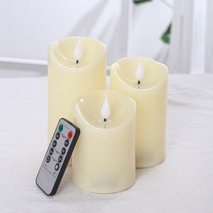 Lampe à bougie électronique TOOWIN avec mèche à fibre optique en forme de goutte d'eau et balle en plastique simulée - Product Image 3