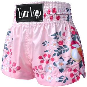Pantalones Cortos de Muay Thai de Color Sólido para Luchadores, Transpirables, de Secado Rápido, Antiarrugas, de Satén Tejido, Largos hasta la Rodilla, con Cierre de Cordón - Product Image 3