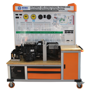 Estación <span class=keywords><strong>de</strong></span> Trabajo Integrada para Pruebas y Diagnóstico <span class=keywords><strong>de</strong></span> Aire Acondicionado Automático en Vehículos <span class=keywords><strong>de</strong></span> Gasolina para Escuelas <span class=keywords><strong>de</strong></span> Formación Profesional - Product Image 1