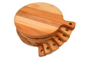 Planche à découper en bois robuste avec surface solide, idéale pour une utilisation quotidienne durable dans les restaurants, les hôtels et les foyers - Product Image 6