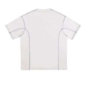 เสื้อยืดผู้ชายคุณภาพสูง ทรงโอเวอร์ไซส์ คอกลม ตัดสั้น ผ้าคอตตอนหนานุ่ม สวมใส่สบาย สไตล์ลำลอง/สปอร์ต รับสกรีนโลโก้ตามสั่ง - Product Image 4