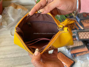 Nueva y elegante bolsa de borlas de cuero con estampado de animales reciclados, tarjeteros de cuero de piel personalizados únicos, carteras de moda para mujer - Product Image 6