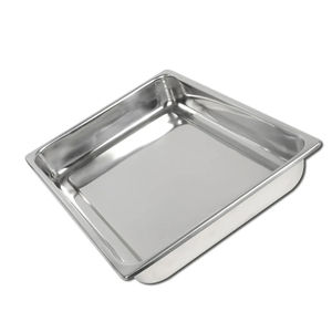 Plateau chirurgical en acier inoxydable poli à la main pour équipement médical et utilisation en bloc opératoire, plateau à instruments réutilisable OEM - Product Image 3