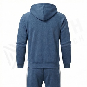 Chándal con Capucha para Hombre, Diseño Color Block, Manga Larga, Cierre de Cremallera, Ropa Deportiva Informal con Bolsillos Laterales, para Otoño - Product Image 2