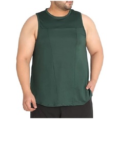Débardeur noir pour homme, coupe ajustée, en coton confortable, de haute qualité, couleur unie, design personnalisé, pour la musculation et le sport - Product Image 1