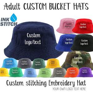 Custom 1500 Custom Design <b>Bucket</b> <b>Hats</b> for Adults Unisex-Personalized Stitching Style - Product Image 3
