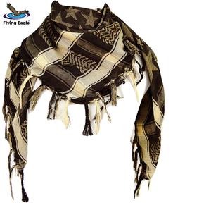 Écharpe légère 100 % coton camouflage Shemagh Keffiyeh arabe du désert respirante coupe-vent décontractée et tendance pour toutes les saisons - Product Image 3