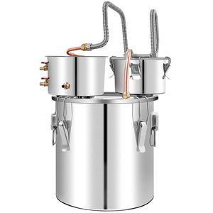 Distillatore Elettrico in Acciaio Inossidabile da 50L (13.2 Galloni) con Tubo in Rame e Termometro per Distillazione Domestica di Alcol e Acqua, Alimentazione Indipendente - Product Image 1
