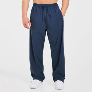 Pantalon de survêtement pour homme personnalisé avec logo, vente en gros, taille élastique, poches zippées, idéal pour le sport et l'entraînement, à prix réduit - Product Image 1